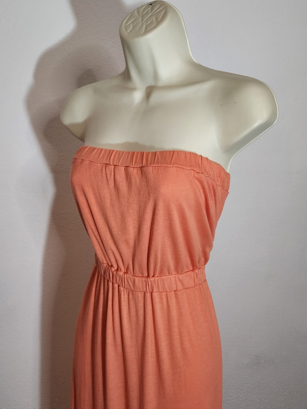 Soft Joie Dress Strapless Coral Maxi Size M - Picture 3 of 10
